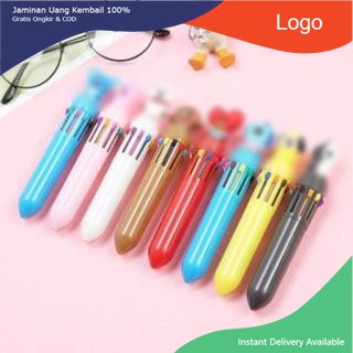 

CRT-Pulpen 10in1 Warna Warni / Bolpoin KPOP Pena Alat Tulis Stationary Perlengkapan Sekolah