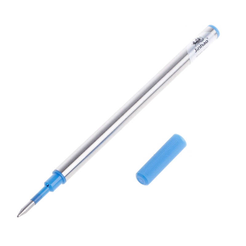 Mary Jinhao Roller Rollerball Pen Refill Cartridge Tinta Hitam Biru 0.5mm 0.7mm