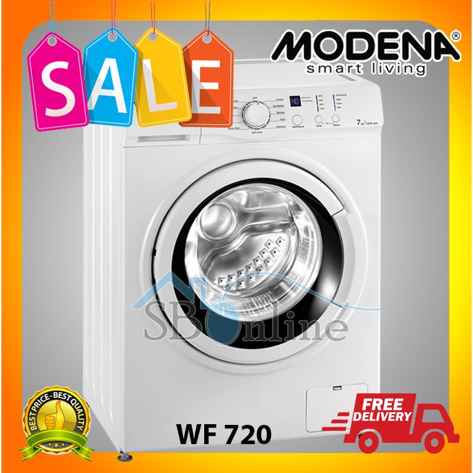 MODENA Mesin Cuci Front Loading 7 Kg WF 720