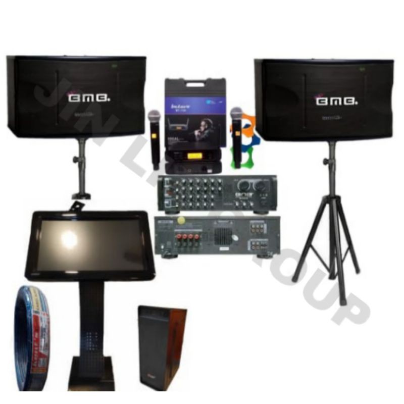PAKET SOUND BMB 10 INCH PC KARAOKE 2 TB KOMPLIT MONITOR 19 INCH