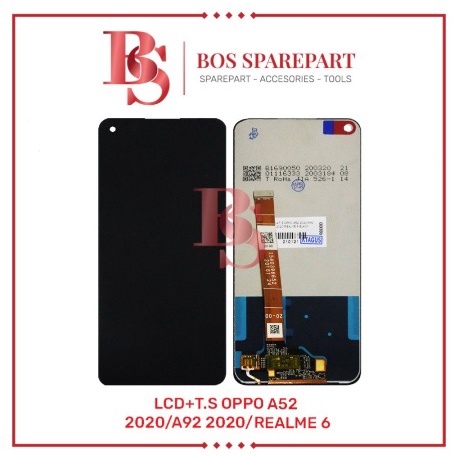 LCD TOUCHSCREEN OPPO A52 2020 / A72 2020 / A92 2020 / REALME 6 BLACK