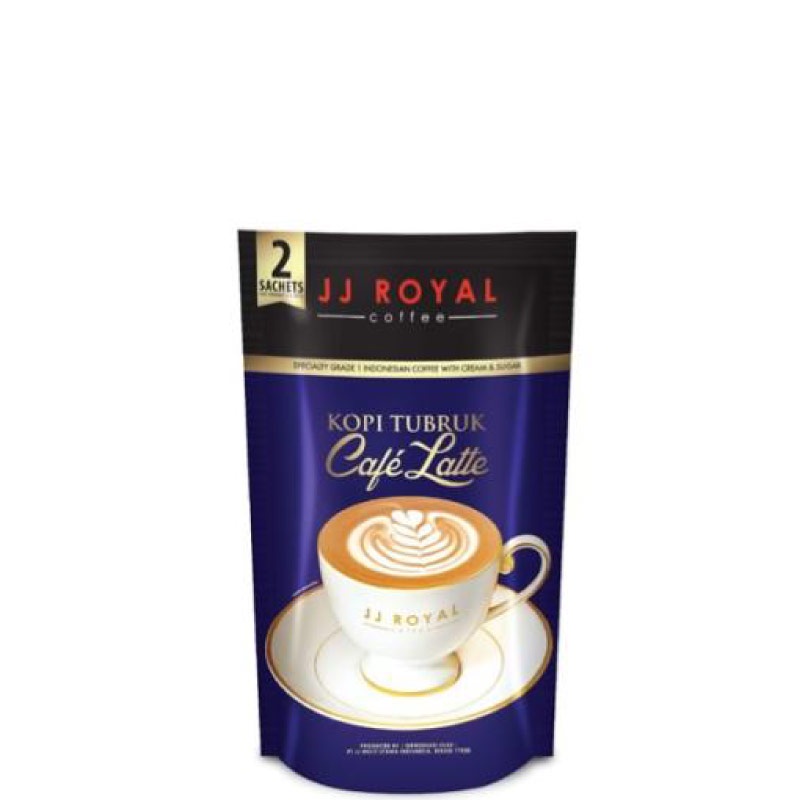 

JJ Royal Coffee Kopi Tubruk 3 In 1 Cafe Latte 2 x 30 gr