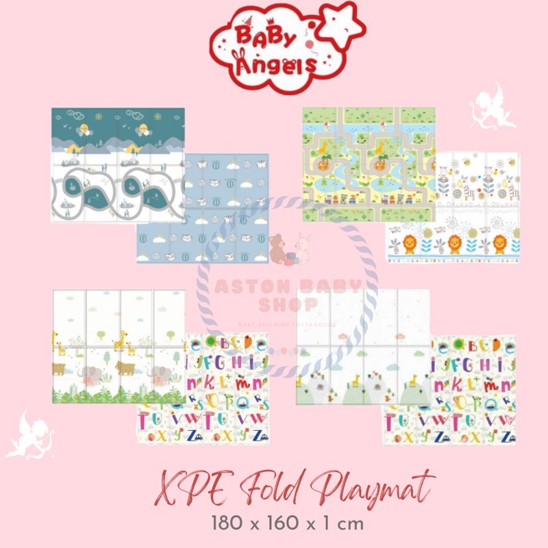 BabyAngels XPE Fold Playmat Baby Angel Playmat XPE Foam Baby Angels by Parklon playmat murah