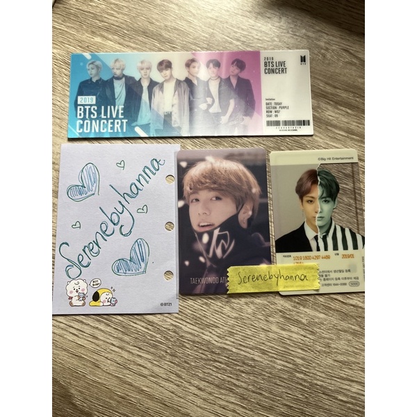 Official jungkook photocard BTS World Limited Edition