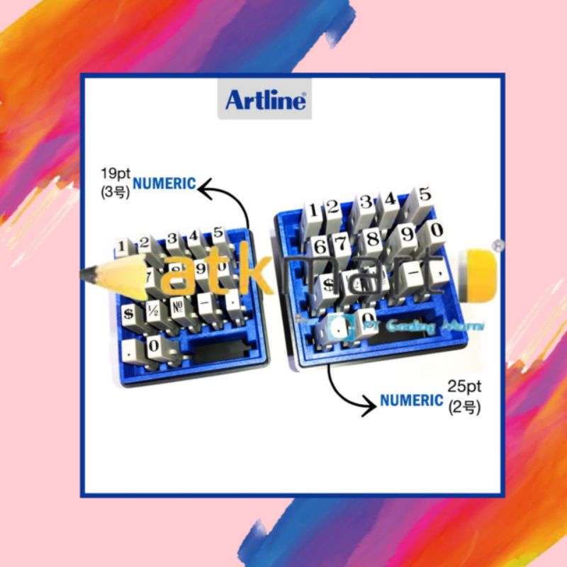 

Artline Stamp Numeric EGRN-25M