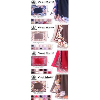 hijab instan hijab motip jilbab instan jilbab motipvoal umama Segiempat voal motif mix dan perdesign