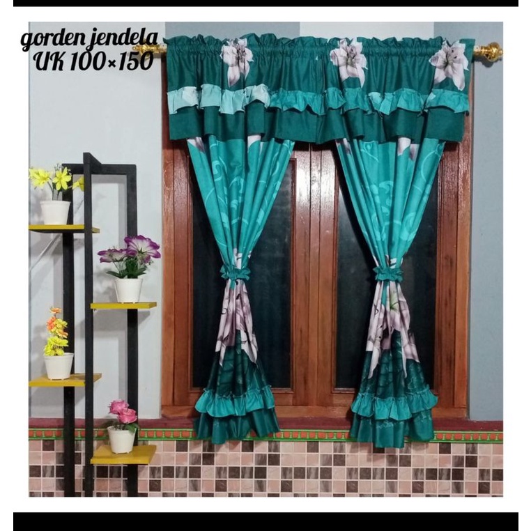 Gorden Serut Jendela Murah motif spica