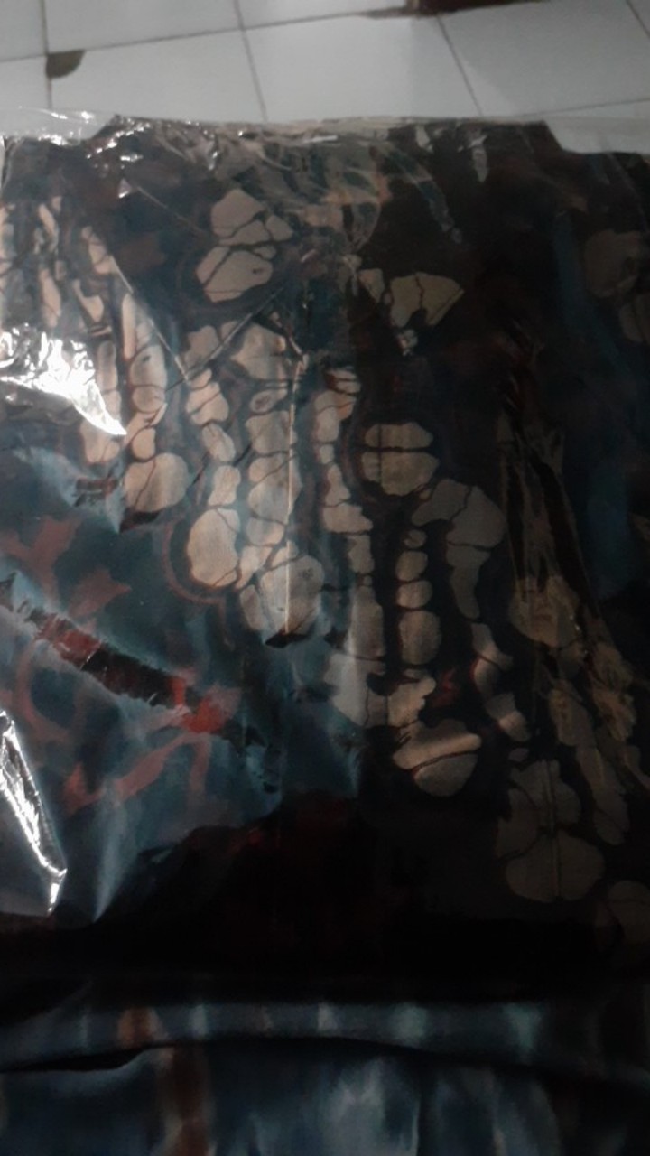 Bswart Batik Hrb026 Kenongo  Hem Pendek Padi Pekalongan M L Xl Batik