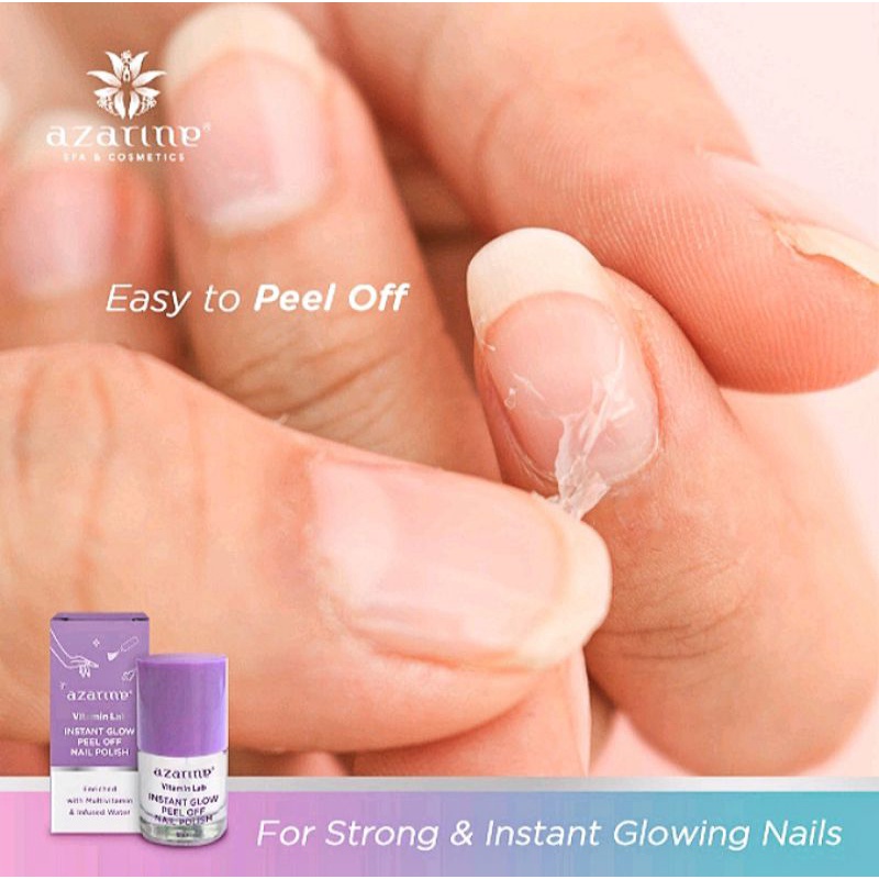 AZARINE Vitamin Lab Instant Glow Peel Off Nail Polish 6ml