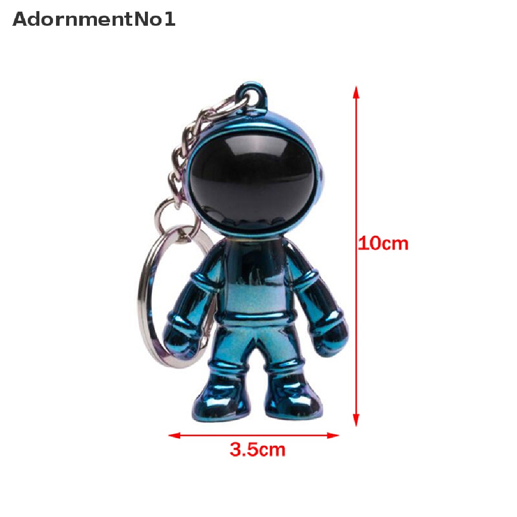 (AdornmentNo1) Gantungan Kunci Bentuk Robot Luar Angkasa Astronot 3D Handmade Bahan Alloy Untuk Pria