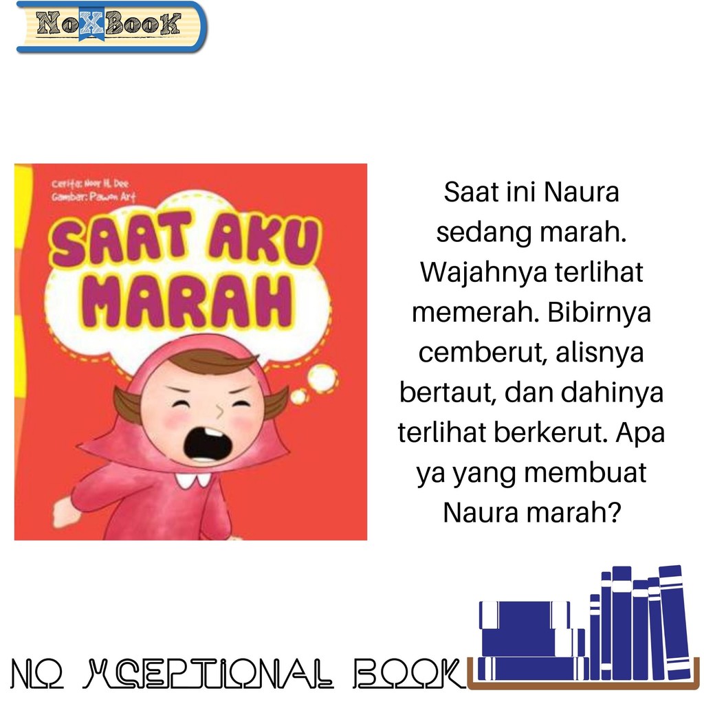 BUKU SERI ANAK HEBAT: SAAT AKU MARAH (BOARD BOOK)  Shopee Indonesia