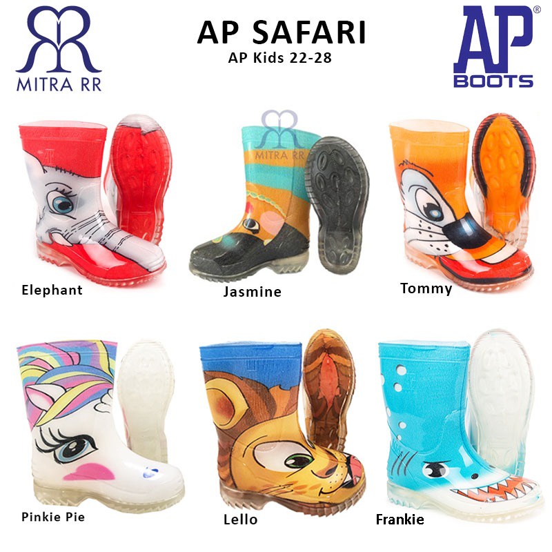 Sepatu Boot Anak AP BOOTS Kids Safari Terbaru | Sepatu Boots Anak-anak 1-6 tahun