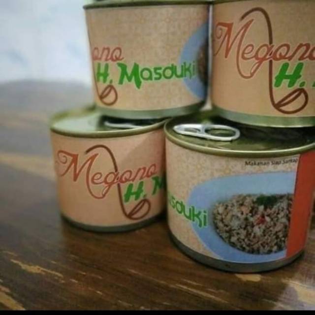 

megono kaleng khas pekalongan siap saji