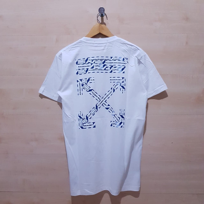 KAOS T SHIRT OFF WHITE CABIN BAGGAGE TEE WHITE - M