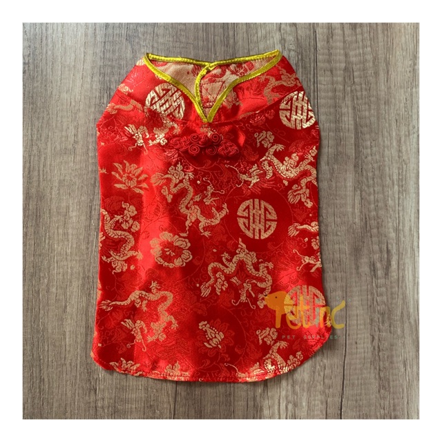 Dragon red cny top