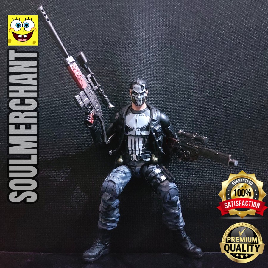 MARVEL LEGENDS SHF FIGMA MEZCO MINIATUR SENJATA 1/12 1:12 - BOLT MACHINE GUN SEMI SNIPER AWM TAC 50