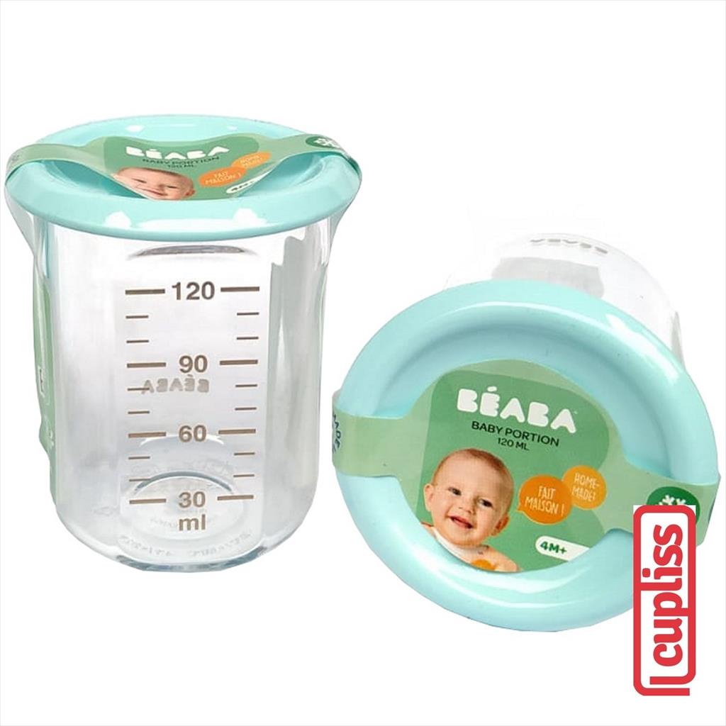 BEABA Baby Portion 120ml Tritan 124153 Light Blue Tempat Makan