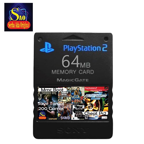 Memory Card ps2 64mb