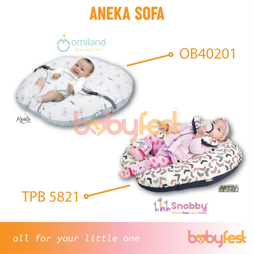 Aneka Bantal Dot Sofa Bayi Snobby Artsy Series TPB5821 Flamingo TPB5233