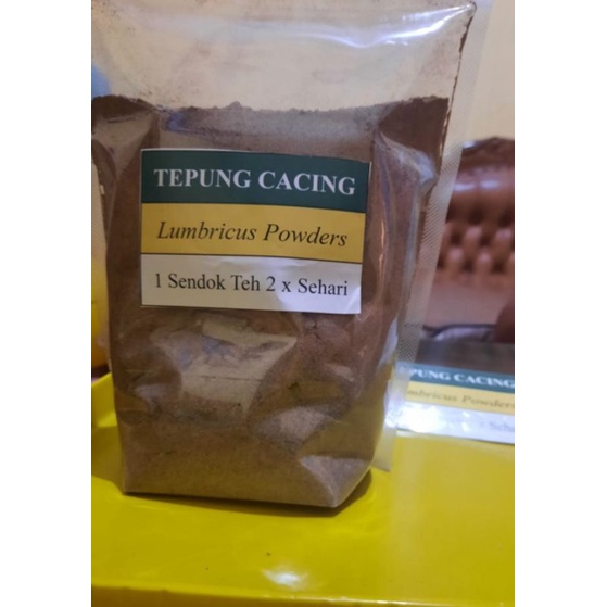 tepung cacing lumbricus rubellus  1kg /  tepung cacing tanah / Lumbricus powder