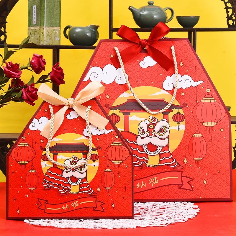 TAS HAMPER IMLEK MEWAH PARCEL BAG HOKI BESAR CNY CNYPB-04