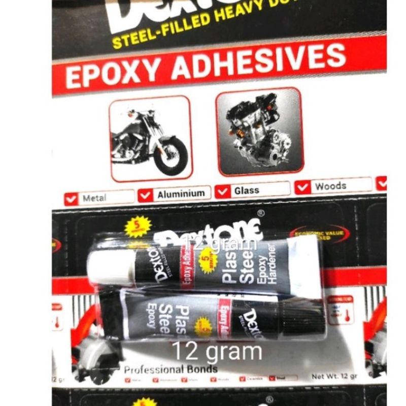 LEM SERBAGUNA DEXTONE EPOXY ADHESIVE 12 GRAM ISI 2 PCS