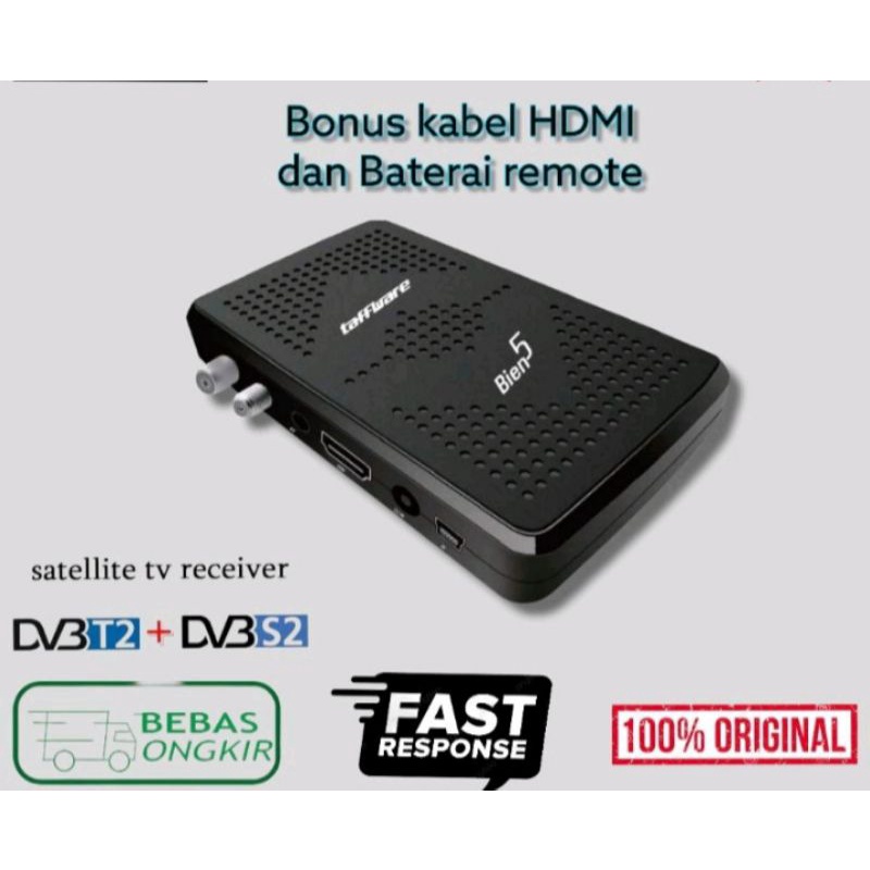Set Top Box Digital Taffware Bien 5 DVB T2+S2 1080P/STB DIGITAL BIEN 5/Digital Satellite Tv Tunner D