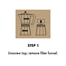 Moka Pot Coffee Maker - Moka Pot Espresso 1 cup, 3 cup, 6 cup, 9 cup-5