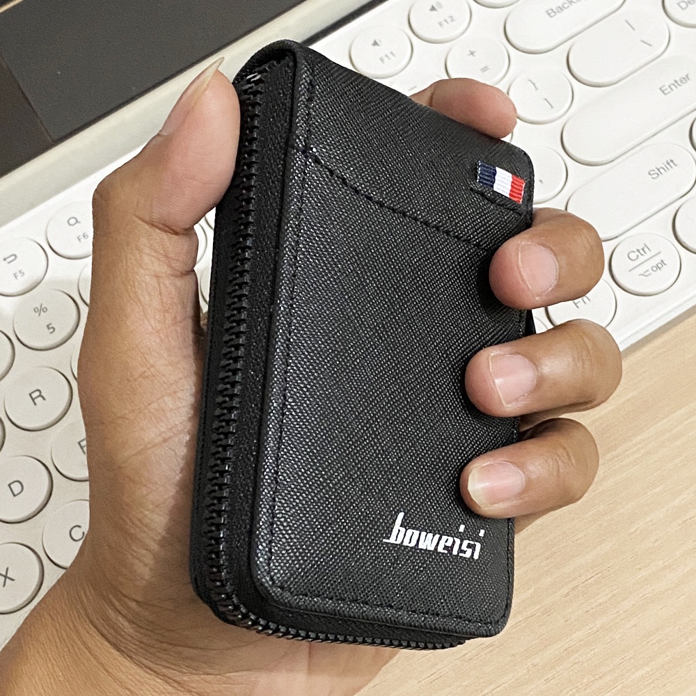 SHOPEE 6.6 SUPER SALE!! Dompet Kartu Pria dan Wanita Model Vertical Dompet Kartu Multifungsi Dompet Kartu Boweisi terbaru