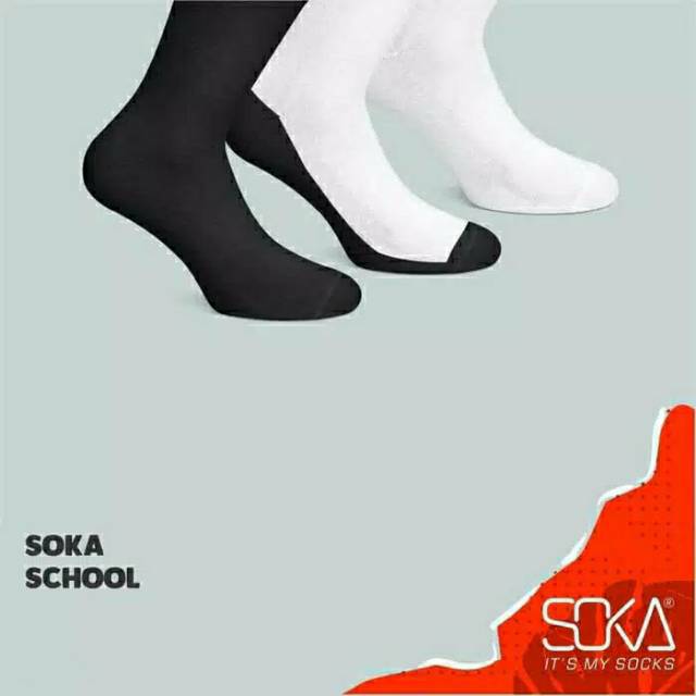 Soka Back To School Kaos Kaki Anak Sekolah SD SMP SMA