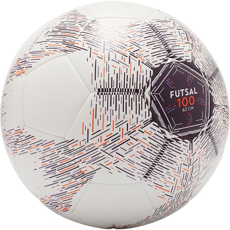 IMVISO Bola Futsal Sepakbola 63 cm Hybrid 100 - Putih