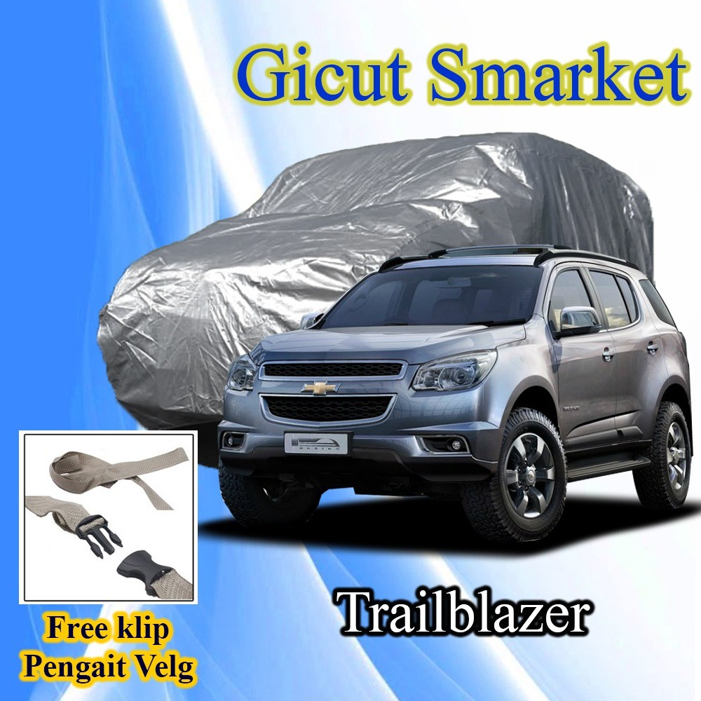 selimut sarung cover body mobil chevrolet trailblazer free pengikat ban