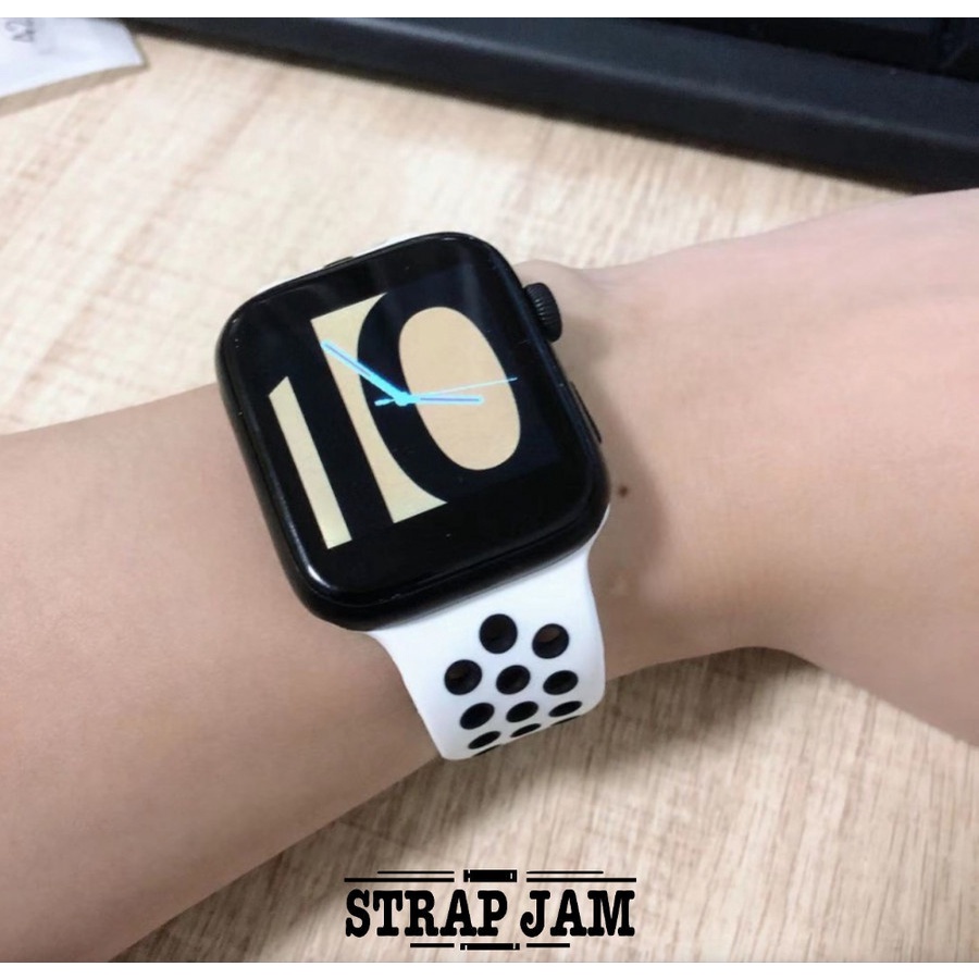 SMALL Strap Apple Watch 42mm 44mm 45mm - Tali Jam Nike Sport Rubber Silikon