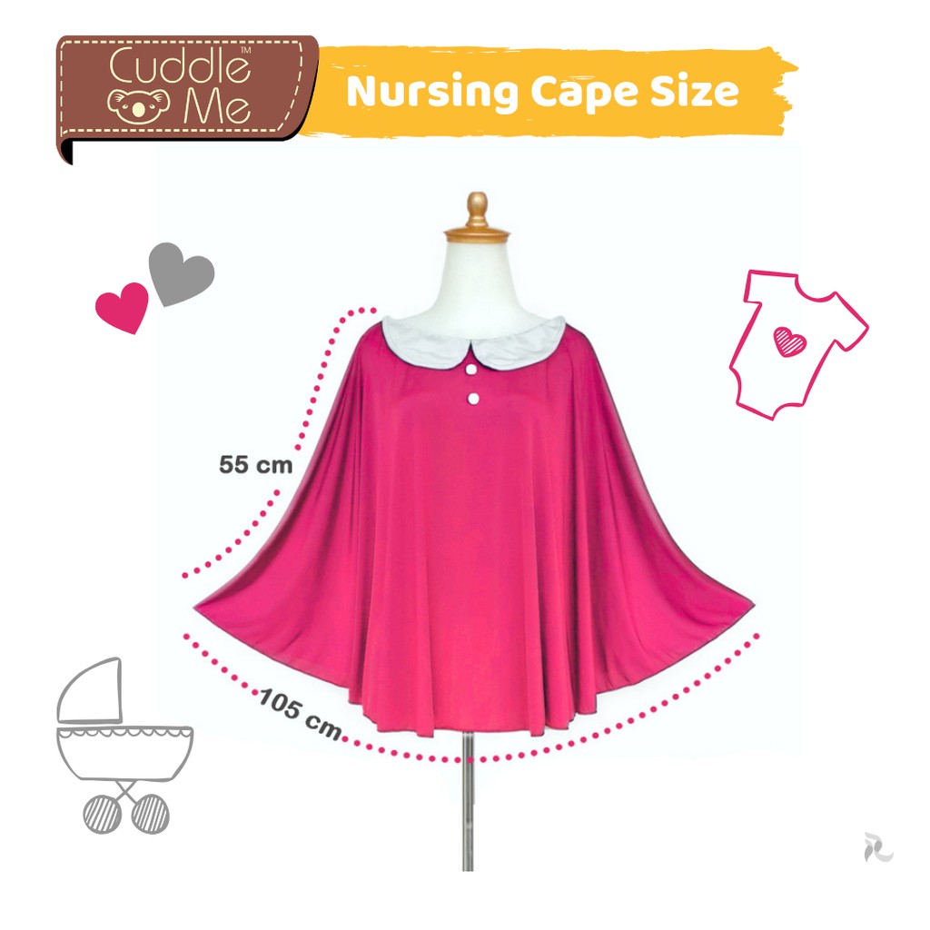 Cuddle Me Nursing Cape Apron Menyusui Lingkar 360 Derajat Cuddleme