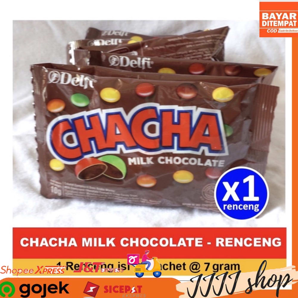 

Chacha Milk Chocolate Delfi Renceng isi 10pcs 70gr