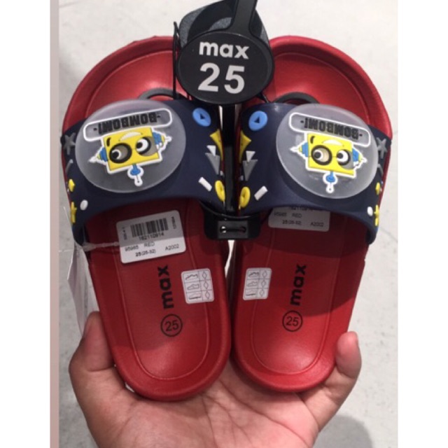 Sendal anak laki-laki import merk max fashion