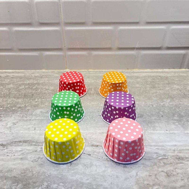 10 PCS WADAH KUE MINI CUPCAKE MUFFIN / CUPCAKE / CUPCAKE MIINI BROWNIES / BOX BOLA KECIL
