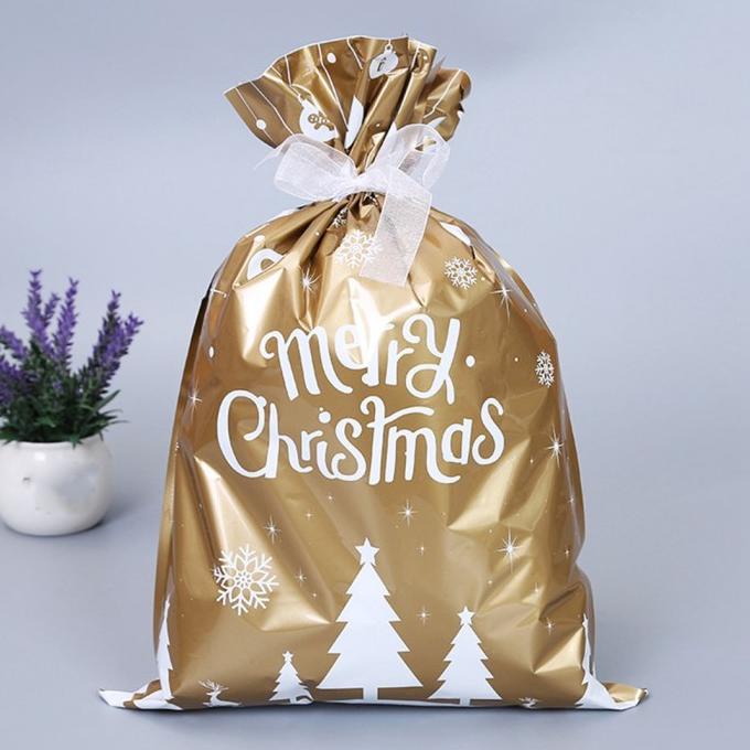 

READY STOCK CHRISTMAS DRAWSTRING GIFT BAGS WRAPPING BAGS GOODIE BAGS DGFXG6563