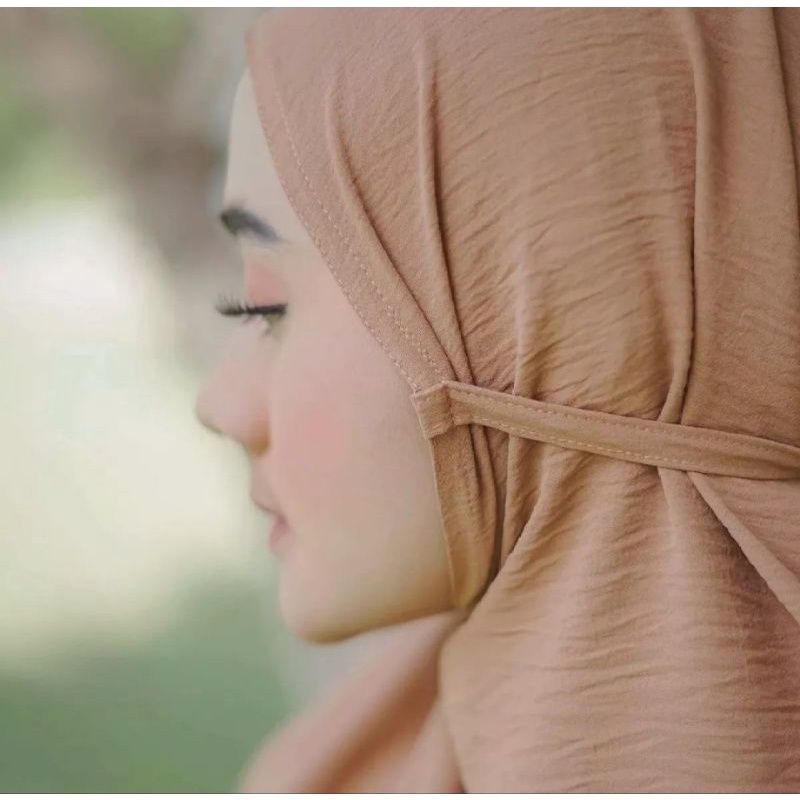 Jilbab Instan Bergo Maryam Crinkle Airflow Premium | Hijab Crinkle