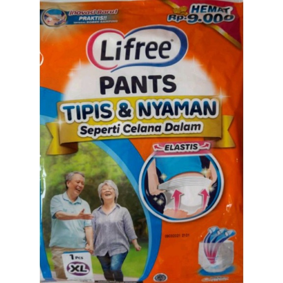 Lifree Pants Popok Pants Dewasa Sachet
