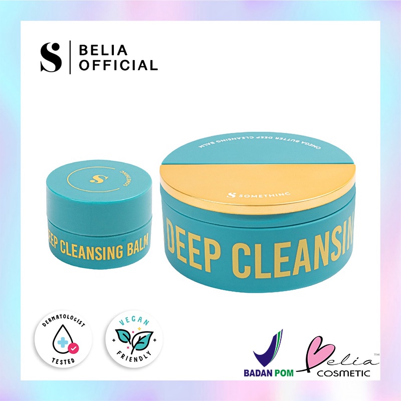 ❤ BELIA ❤ SOMETHINC Omega Butter Deep Cleansing Balm | Cleansing Balm | Pembersih Make Up (✔BPOM)