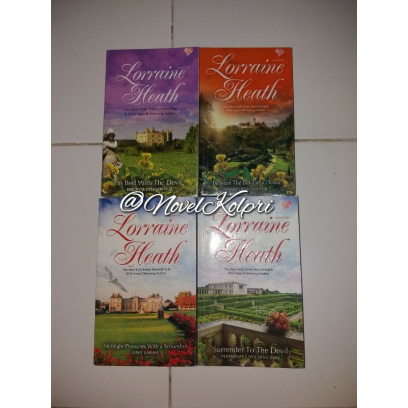 Novel Set 4 Buku Scoundrels of St James series - Lorraine Heath