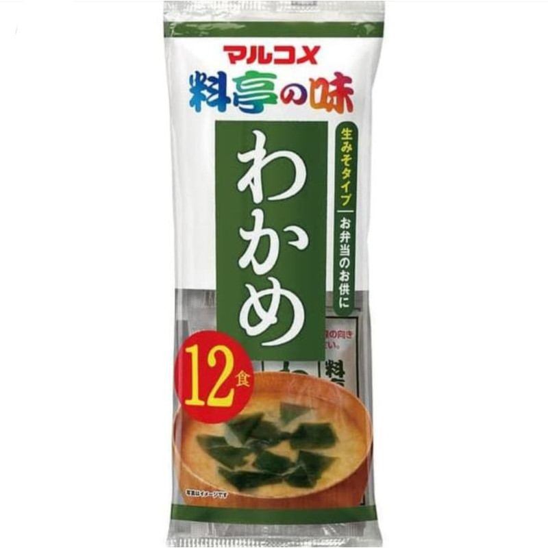 

Marukome Nama Misoshiru Ryotei No Aji Wakame 216gr
