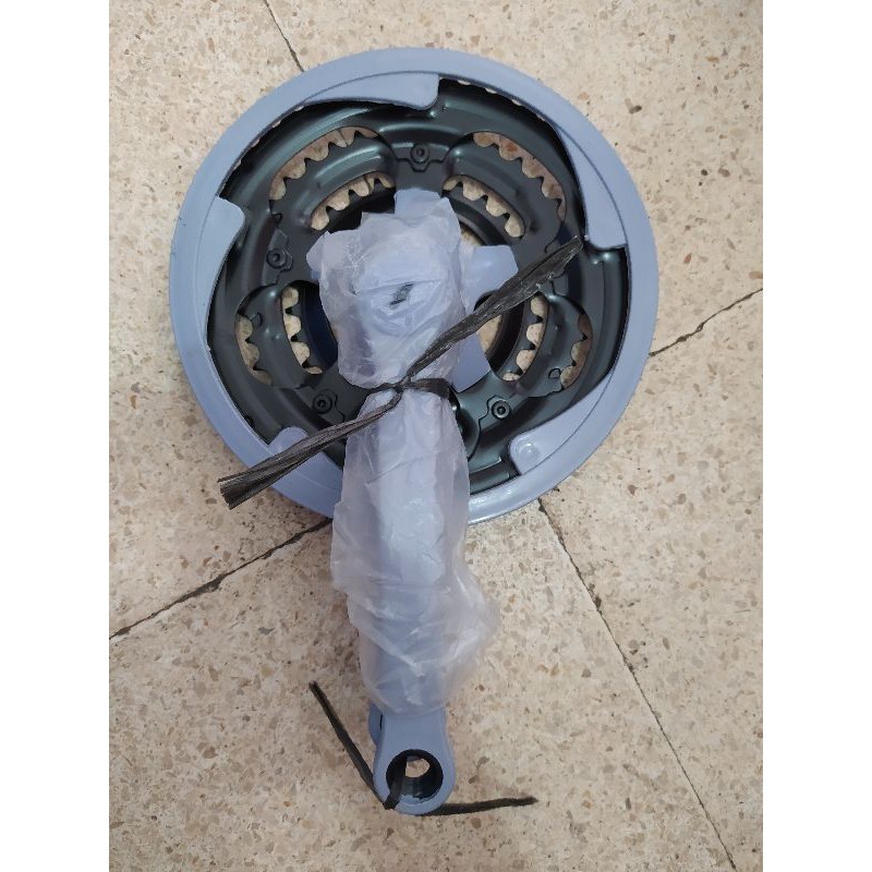 Crank Set 28 38 48 Speed 2T BB Kotak Alloy Untuk Sepeda MTB / Federal / Lipat / Minion