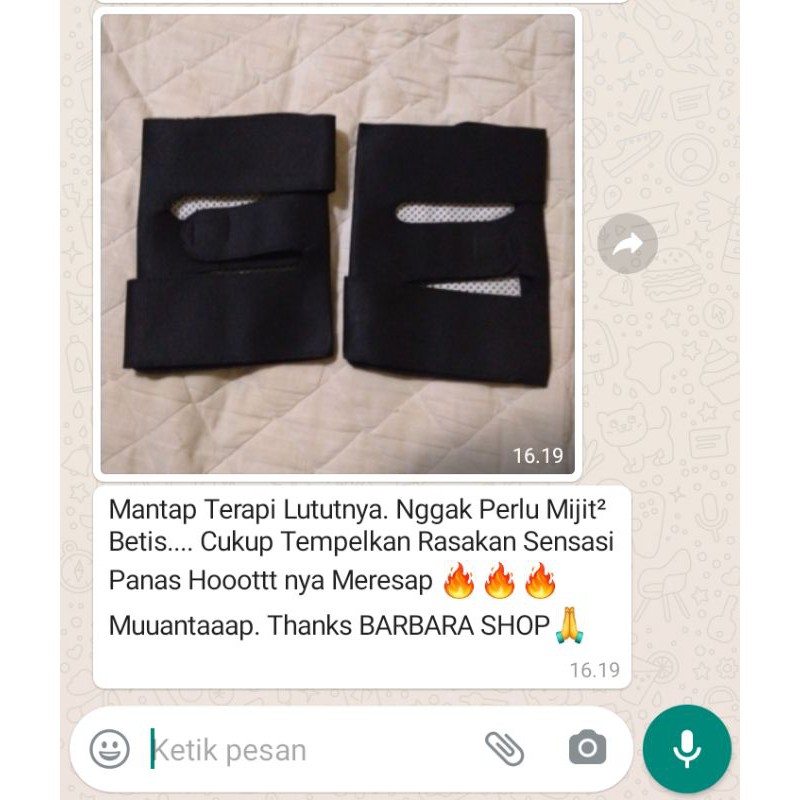 Alat Terapi kaki Sabuk Pemanas Lutut Betis Pemanas Koyo Magnetik Sendi Kram Pegal