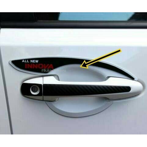 Outer / Auter / Mangkok Pintu All New Innova 2016 Putih Hitam