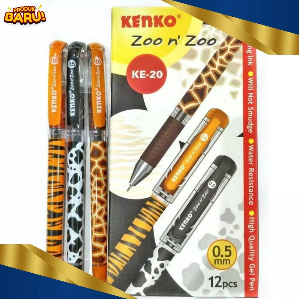 

CUCI GUDANG Pulpen Gel Kenko Zoo n Zoo KE2 5mm