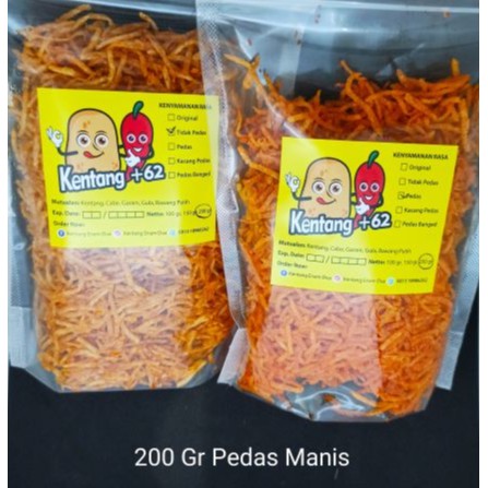 

Kentang Mustofa Pedas Manis 200Gr