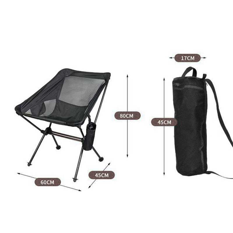 Kursi Lipat Portable Aluminium Kursi Lipat Mancing Kursi Lipa Camping Outdoor Portable Folding Chair