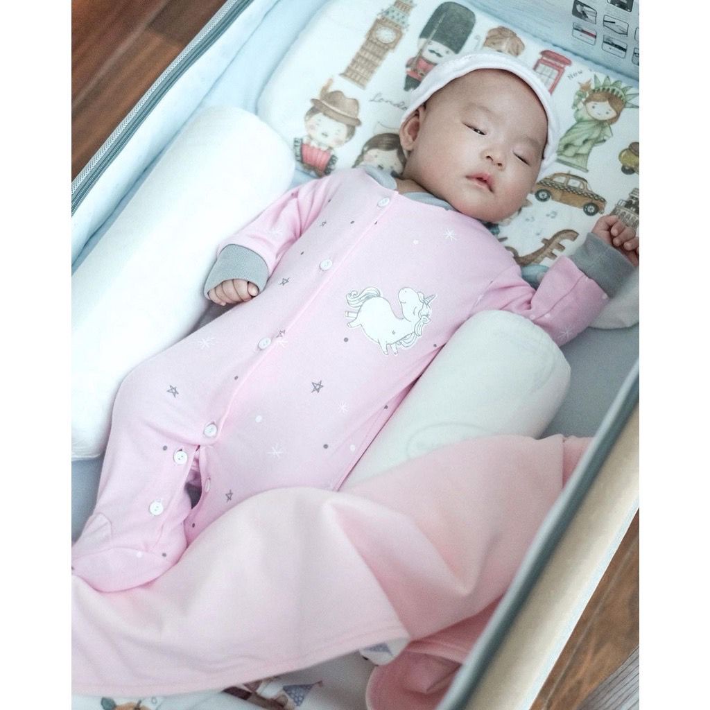 SLEPSUIT HANSOF TUTUP KAKI BAYI NEWBORN / BAJU BAYI PAKAIAN BABY BODYSUIT JUMPER BAYI LENGAN PANJANG TUTUP KAKI